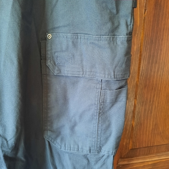 Duluth Trading Co Flex Fire Hose Cargo Work Pants Vintage Indigo 45507 40×34 - Picture 8 of 16